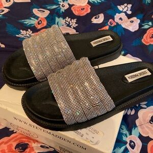 Steve Madden Bling Slides